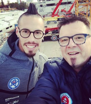 Work in progress 📸. Grazie Marek #hamsik #marekhamsik #mh17 #slovensko #slovakia #slovenskisokoli #sscnapoli #napoli...